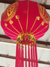 乐睦唯（L'AMAVO）2026新款大红灯笼阳台灯笼大门挂的春节灯笼室外免接线防水灯笼 80#【无线遥控款】适合商品房、小阳台 55cm 平安珠长杆圆福【无线遥控款】无需插电【一对装】 实拍图