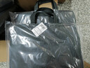 得力（deli）(deli)加宽立体办公手提袋/会议包/事务包/文件包/商务拉链袋电脑公文包男 灰色  实拍图