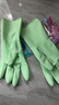 妙洁灵巧型柔韧手套 天然乳胶 1双装大号 清洁洗衣洗碗家务做饭手套 实拍图