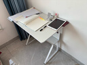汤能优品电脑桌台式家用电竞游戏桌简约卧室书桌办公学习桌学生写字小桌子 单桌-暖白80*50【限量首购补贴】 实拍图
