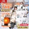 小魔冬季挡风被加大侧翼全包围脖加厚加绒防水覆膜电动车保暖罩防雨淋 实拍图