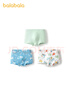 巴拉巴拉儿童内裤三角棉女童短裤宝宝三角裤不夹PP弹力亲肤三条装 实拍图