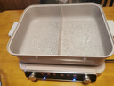 美的（Midea）火锅专用锅 电火锅 鸳鸯锅 5分钟分区速沸8L分体式0氟钛陶多功能锅电煮锅火锅锅HGS352866 实拍图