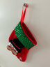 多美忆圣诞袜圣诞节装饰品圣诞树挂饰糖果袋礼物圣诞公仔小袜3只装 实拍图
