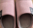 洁丽雅棉拖鞋女秋冬季室内家居防滑保暖拖鞋厚底毛毛女士家用男棉鞋外穿 粉红 38-39 (适合37-38码) 实拍图