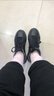 浪莎袜子女士纯棉春秋冬季抑菌棉袜女袜中筒防臭中厚黑白色商务短袜 实拍图