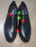 奥康（Aokang）商务休闲鞋男皮鞋简约时尚套脚平底鞋男士青年男鞋 黑色41码 实拍图
