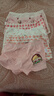浪莎（LangSha）儿童内裤女童内裤A类抑菌发育平角内裤宝宝短裤6条 草莓女孩 150 实拍图