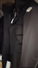 京东京造【进口极寒95鹅绒服】羽绒服男外套女冬季新款中长款 曜石黑 3XL 实拍图