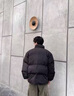 安初夏羽棉绒服男士冬季衣服男装外套加厚棉衣男青少年潮牌面包服男棉袄 黑色棉服+白毛衣+加绒裤 XL 【120-140斤】 实拍图