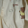 爱宝适婴儿连体衣a类纯棉春秋宝宝爬服外出服和尚服月亮熊80cmT214 实拍图