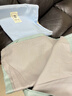 无印良品A类全棉枕套100%纯棉枕套枕巾48x74cm一对装 浅蓝米 实拍图