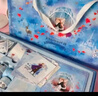 迪士尼（Disney）手账本礼盒套装 网红ins少女心记事本学生笔记本文具套装儿童女孩生日礼物 艾莎公主浅蓝 实拍图