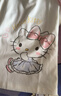 戴维贝拉（DAVE＆BELLA）【Hello·Kitty联名】童装儿童t恤女童长袖上衣洋气宝宝打底衫 米白 100 cm（建议身高90-100cm） 实拍图