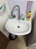 柯鲸 洗手盆方形立柱盆卫生间陶瓷洗手池台盆阳台洗脸盆面盆洗组合 B款立柱盆+下水配件 实拍图