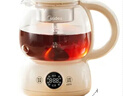 美的（Midea）煮茶器煮茶壶花茶壶 养生壶迷你恒温电热水壶蒸茶器喷淋式316L不锈钢烧水壶黑茶茶具1升YSTM-Z11 实拍图