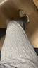 优衣库女装可机洗纽花针织长裤/休闲裤478848 06 铅灰色 M /160/84 实拍图