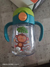 日康（rikang）水杯 儿童学饮杯吸管杯直饮杯带重力球240ml B1066-3 黄绿 实拍图