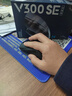 雷柏（Rapoo）V300SE 中小手无线/有线双模游戏鼠标 轻量化设计高端游戏10键可编程100h无线续航电竞鼠标  黑色 实拍图