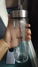 希诺（heenoor）抗菌玻璃杯双层防烫办公车载水杯男高档泡茶杯子XN-9607K 410mL 实拍图