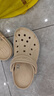 卡骆驰（CROCS）洞洞鞋贝雅卡骆班轻便耐磨一脚蹬休闲鞋|205089 石板灰/青柠绿-0GX 43 (270mm) 实拍图