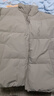 特步（XTEP）80%绒短款羽绒服男女款冬季新款保暖防风加厚外套男 天灰色-0115-80%绒 XL 实拍图