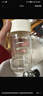 富光清然玻璃杯 高硼硅玻璃水杯子 女生便携牛奶咖啡刻度茶杯330ml 实拍图
