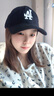MLB帽子男女情侣棒球帽软顶鸭舌帽秋冬运动帽四季3ACP6601N-07BKS-F 实拍图