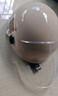 凤凰（Phoenix）新国标3C认证电动车摩托车头盔复古款TK708卡其色 双形态帽檐瓢盔双镜片夏季半盔男女士均码 实拍图