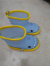 SEVEN ONLY OLINE儿童雨鞋女童防水防滑可爱鲨鱼宝宝雨靴女孩幼儿园水鞋 雾霾蓝 14 cm内长【140】脚长约13穿 实拍图