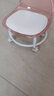 亚克力小凳子静音带万向轮儿童学步凳网红小椅子滑轮矮凳浴室凳 颜色随机【活动款】 实拍图