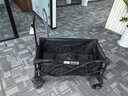 探险者（TAN XIAN ZHE）露营车儿童可躺户外推车野餐车露营装备折叠露营推车营地车买菜车 300L 曜石黑聚拢款【双刹飞机轮】 实拍图