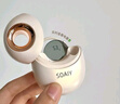 索爱（soaiy）GD51 开放式AI智能挂耳式蓝牙耳机真无线长续航不入耳翻译耳机同声传译适用苹果华为小米 米白雅韵 实拍图