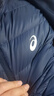 亚瑟士（asics）童装25年冬季儿童柔软舒适三防轻薄保暖羽绒服【高充绒量】 藏青色 清洁度1000-鸭绒 160 充绒量98.5g 实拍图
