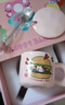 可爱fufu生日蛋糕马克杯带盖勺陶瓷杯送女生高颜值有意义生日礼物 【礼盒装】汉堡杯+盖+勺1个350ml 实拍图