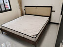 全友家居 新中式床实木脚双人大床主卧室1.8x2米轻奢皮艺软包床家具 实拍图