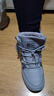 回力(Warrior)雪地靴男冬季高帮靴子男靴加绒加厚保暖鞋1984 灰色 43 实拍图