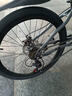 永久山地自行车21变速24英寸男女式成人青少年学生儿童城市单车 灰 实拍图