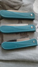 不锈钢折叠水果刀具家用切瓜果刀厨房去皮刀学生便携式分切果蔬刀 3种颜色各1把 实拍图