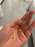 六福珠宝足金栀子花黄金耳钉耳饰送礼 计价 G01G0027DS 0.95克(含工费100元) 配硅胶耳堵 实拍图