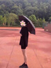 左都（ZUODU）太阳伞防晒防紫外线超轻小巧便携防晒女黑胶晴雨两用口袋遮阳伞 【星空黑-布套款】烫金爱心伞面+超强复合防晒面料 实拍图