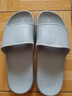 京东京造【糖果拖】拖鞋男士防滑轻便情侣防臭浴室拖凉拖鞋水泥灰42-43 实拍图