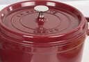 珐宝（staub）厨房好物法国进口珐琅铸铁锅酒红22cm双耳煲汤锅 40502-293 实拍图
