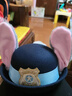 迪士尼（Disney）疯狂动物城朱迪警官帽子首饰发饰头花发卡女孩学生成人新年礼物 实拍图