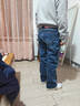 真维斯（Jeanswest）复古蓝阔腿牛仔裤女款春夏新款高腰垂感直筒宽松小个子拖地裤子女 复古蓝九分 S 实拍图