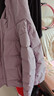 坦博尔羽绒服女短款秋冬连帽宽松保暖女士外套厚TD236356 芝袊紫 165  实拍图