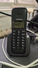 摩托罗拉（Motorola）数字无绳电话机 无线座机 子母机单机 套装 大屏幕白色背光 清晰免提  办公家用 T301C(黑色） 实拍图