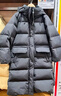 优衣库女装高级保暖羽绒长大衣/老爸评测外套夹克481014 09 黑色 2XL /165/100B 实拍图