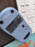 罗技（Logitech）M221 轻音鼠标 无线鼠标 办公鼠标 对称鼠标 带无线微型接收器 雾霭蓝 实拍图