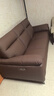 左右零靠墙电动功能头层牛皮沙发6013深咖色 2.24m小三双 实拍图